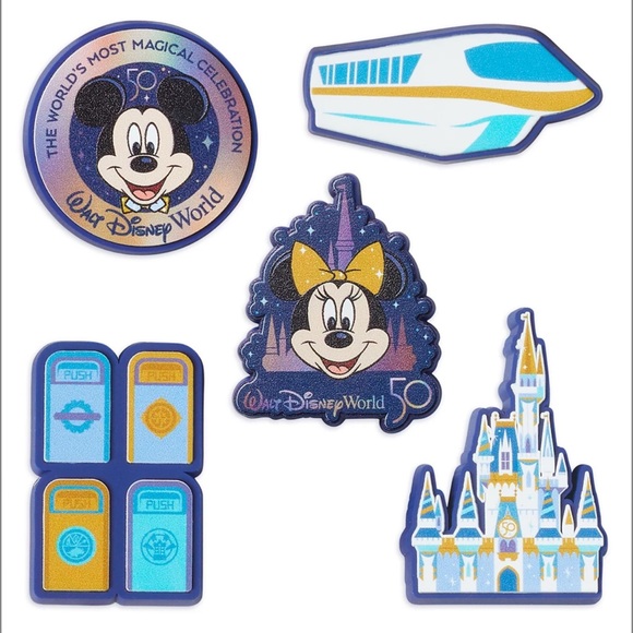 Walt Disney World 50th Anniversary Jibbitz Set by Crocs - Picture 11 of 12